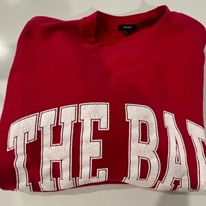 The BAR crew neck red